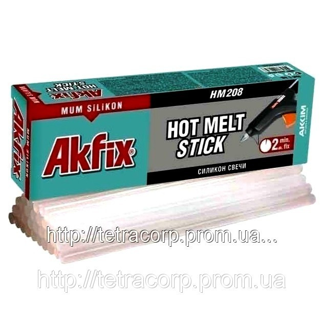 Термоклей (мум силікон) Akfix НМ208 d 11,2 мм 1кг