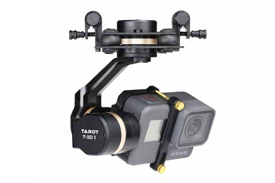 Підвіси для камери на квадрокоптер триосьовий Tarot T-3D V для камер GoPro комплектуючі для FPV системи amc, фото 1