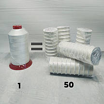 5100/3201 Нитки POLYART № 60 Білі, фото 4