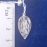 Срібний медальйон Ангел Охоронець 2.55 г, фото 3