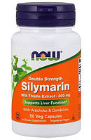 Силимарин (расторопша) NOW Silymarin Milk Thistle Extract 300 mg 50 veg caps