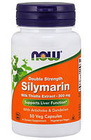 Силімарин Розторопша для печінки NOW Silymarin Milk Thistle Extract 300 mg 50 вег капсул