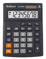 Калькулятор Brilliant BS-208NR электронный , 8-разрядный