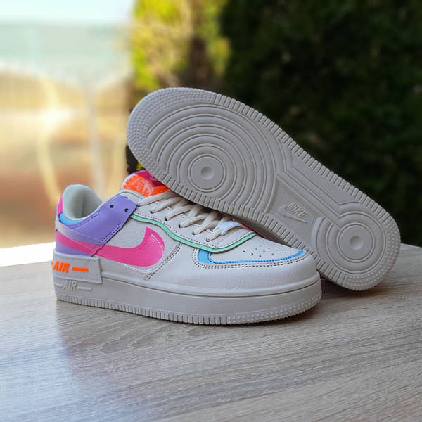 Nike air force 1 jelly swoosh pink hot sale