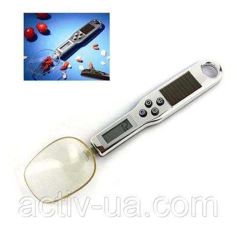 Ваги у формі ложки на сонячній батареї TC-11 (±0.1g/300g) , фото 1