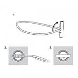 Гумка еластична із засувкою BUNGEE CORD T BAR, довжина 15 см, блістер, BCT1-0415GY-B, фото 4