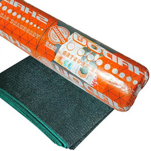 Тіньова сітка 45% 3x5 м, щільна капронова нитка, чорна, міцна та багаторазова