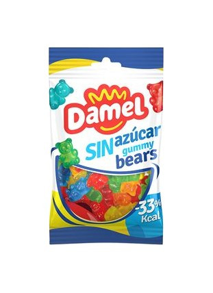Жувальні ведмедики без цукру Damel gummy bears 100 г