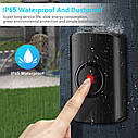 Бездротовий водонепроникний дверний дзвінок Wsdcam WB04 до 200 м, 4 гучності, 38 сигналів, фото 4