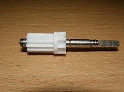 Шестерня міксера на металевому валу 12/9 мм, пластиковa, Україна