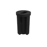 Втулка кришки Domotec MS-5103 для блендера, висота 15мм, чорна, фото 2