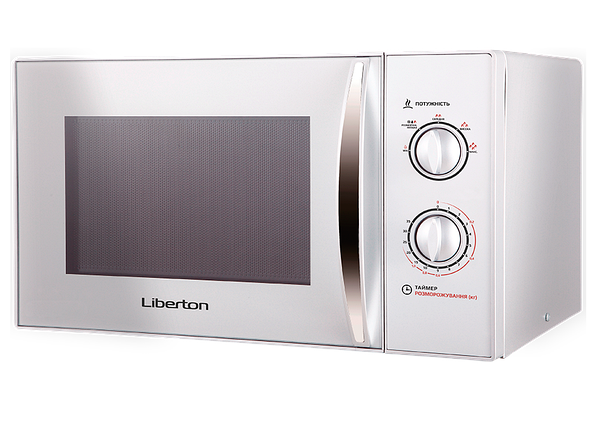 Мікрохвильова піч 23 літри Liberton LMW-2380M white, фото 1