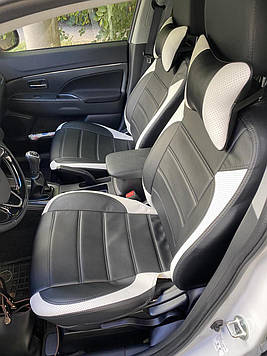 Чохли на Honda Accord 3 2002 року Модельні MAX-L з екошкіри Білий