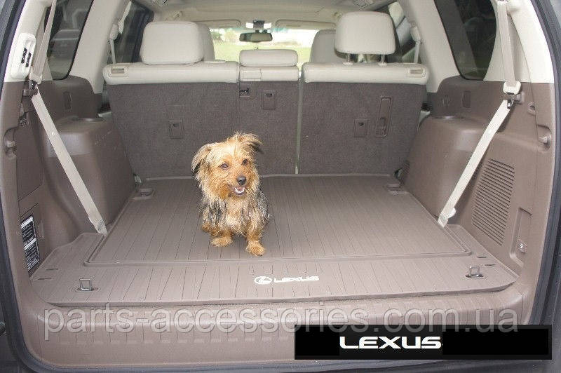 Lexus GX460 GX 460 2010-2021 Коричневий килимок у багажник гумовий Новий Оригінал