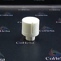 Ручка регулювання кругла пластикова (Д16, Н14,5, вісь 6) - 3 місяці гарантії