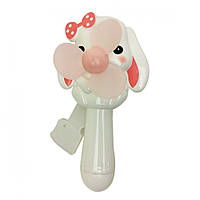 Al Дитячий ручний вентилятор "Зайчик" MK 4552 17 см (Білий)