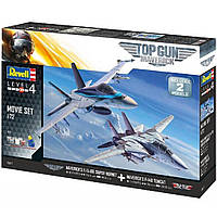 Збірна модель Revell Винищувачі F-14 і F/A-18E з фільму Top Gun. Масштаб 1:72 (RVL-05677)