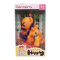 Al Фігурка поні з аксесуарами Bambi SM1910A36, 12 см (Жовтогарячий)