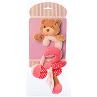 Al Подвеска на детскую кроватку X16403 плюшевая (Мишка розовый X16403B(Pink))