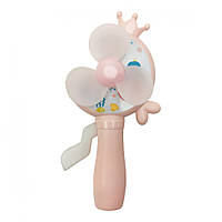 Al Дитячий Вентилятор ручний "Коляска" MK 4346 18 см (Рожевий)