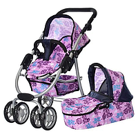 Al Коляска для ляльки Melogo 9662M (Фіолетовий)