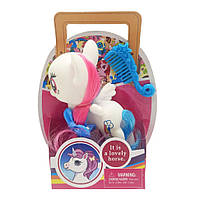 Al Фігурка "Поні" HR184 з аксесуарами (Білий)