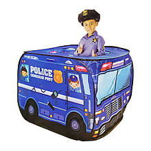 Al Дитячий намет HF095-D Поліцейська машина 100х70х70 см
