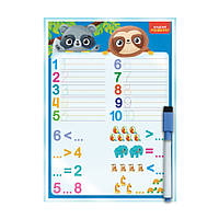 Дошка-тренажер "Рахунок та математика" Vladi Toys VT5010-26 (укр)
