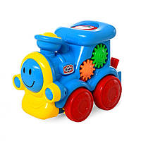 Al Каталка дитяча Паровозик 0373MR з тріскачкою Синій
