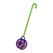 Al Дитяча каталка-колесо 777-8 довжина ручки-43 см (Фіолетовий)