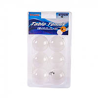 Al Набір тенісних м'ячів E33347 6 шт 40 мм (Білий)