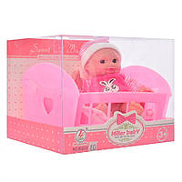 Al Пупс 60233EG, 10 см з аксесуарами (Рожеве ліжечко)