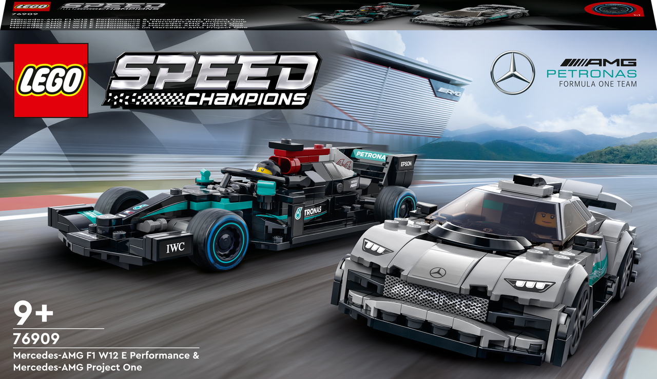 LEGO Speed Champions Mercedes-AMG F1 W12 E Performance і Mercedes-AMG Project One 76909, фото 1