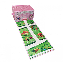 Al Кошик для іграшок YJ259210236 з ігровим килимком 75 см (Замок)