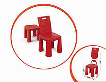 Al Дитячий стілець-табурет 04690/1/2/3/4/5 висота табуретки 30 см (Червоний)
