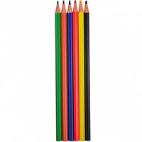 Дитячі олівці для малювання CR755-6 Luminoso elastico "С", 6 кольорів