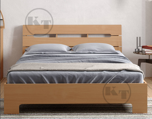 Вид кровати-140 Стиль Компанит в интерьере спальни