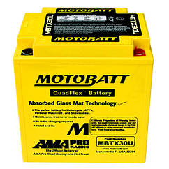 Мото аккумулятор MOTOBATT MBTX30U