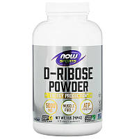 D-рибоза в порошке NOW Foods, Sports "D-Ribose Powder" активирует производство энергии (454 г)