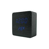 Часы электронные VST-872, термометр, будильник, влажность, календарь синие цифры