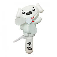 Al Дитячий ручний вентилятор "Цуценя" MK 4550 17 см (Білий)