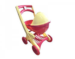 Al Коляска для ляльок з люлькою 0121/01 пластикова