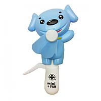 Al Дитячий ручний вентилятор "Цуценя" MK 4550 17 см (Синій)