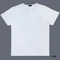 1829 Чоловіча футболка 100% х/б 1 шт./12 білий