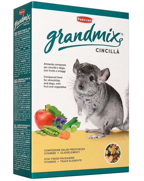 Padovan Grandmix Cincilla 850г - корм для шиншил і дегу