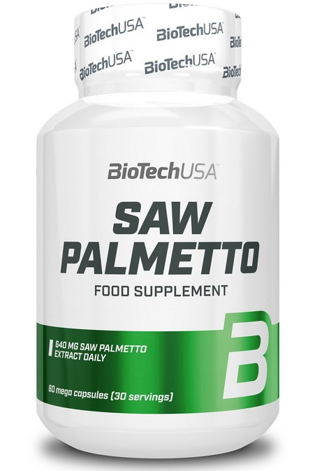 Со пальметто BioTech Saw Palmetto 60 капсул, фото 1