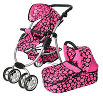 Al Коляска для ляльки Melogo 9662M (Рожевий)