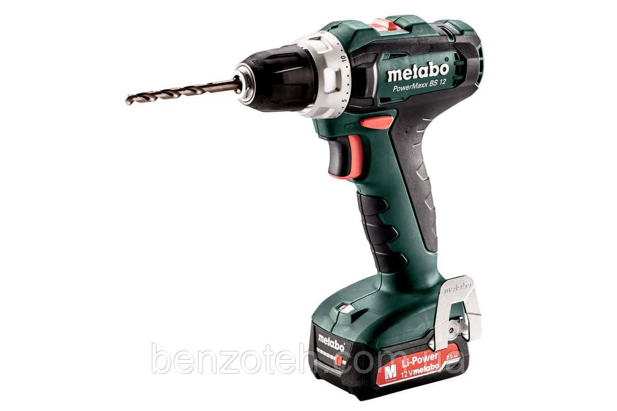 Шуруповерт акумуляторний Metabo PowerMaxx BS 12
