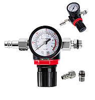 Редуктор регулювання тиску повітря з манометром Richmann з'єднання 1/4' (C0853)