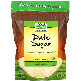 Фініковий цукор NOW Foods, Real Food "Date Sugar" (454 г)
